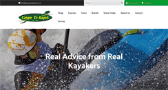 Desktop Screenshot of canoeandkayak.co.nz